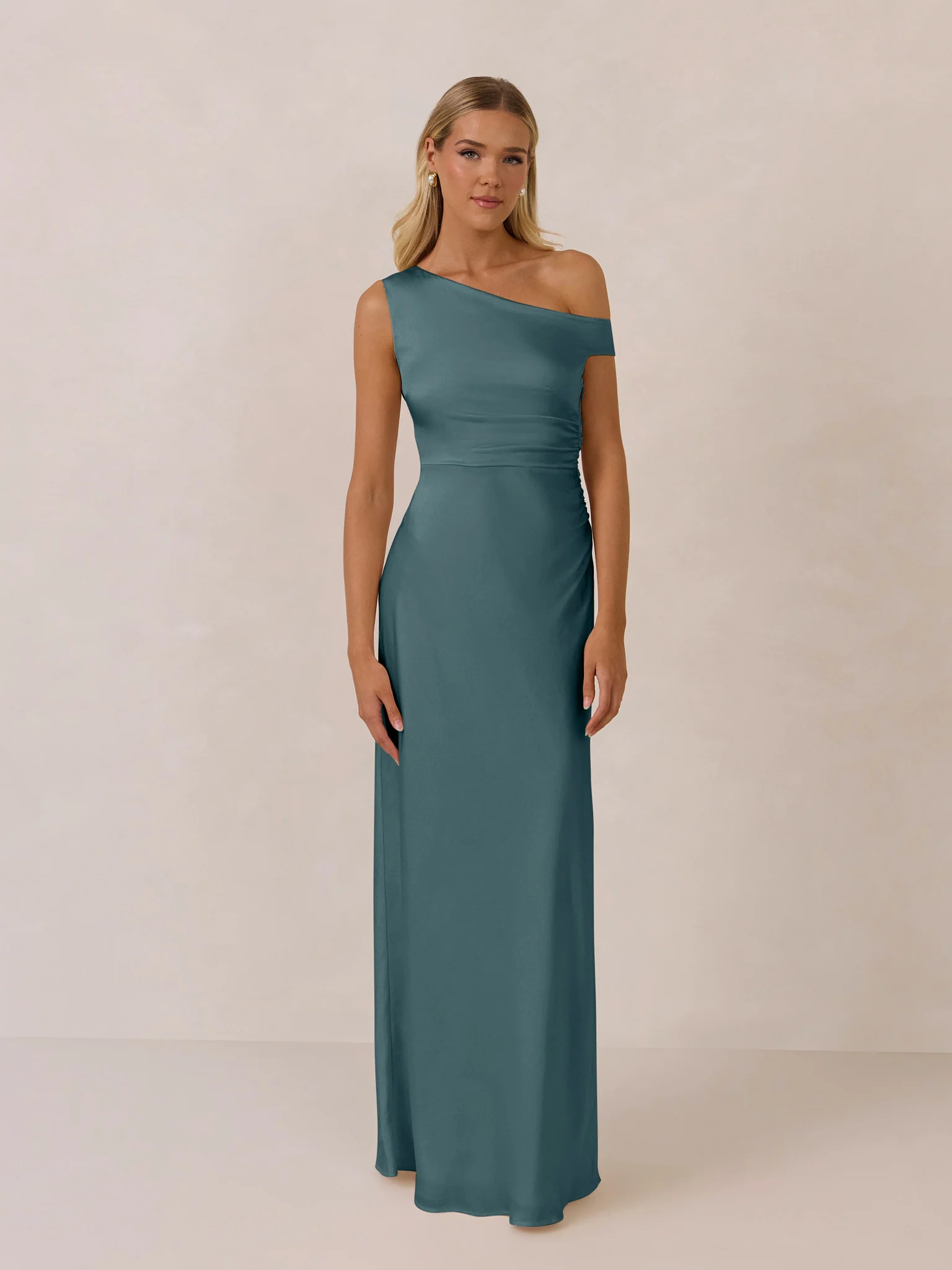 Teal Satin Swatch - Image 5